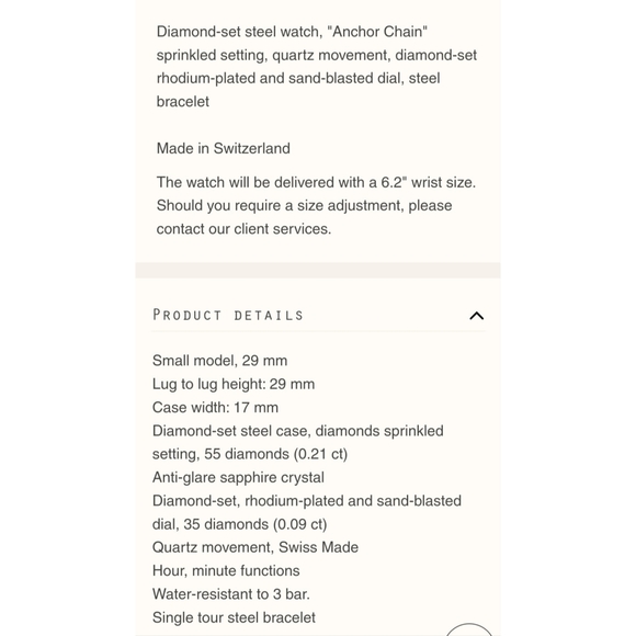 hermes diamond watch - Picture 14 of 16